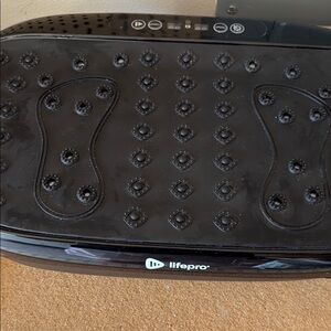 Life Pro Hexaplate lite vibration plate Black vibration therapy EUC